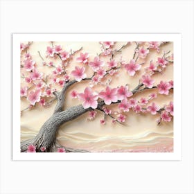 Cherry Blossom Tree 6 Art Print