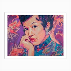 Asian Woman 27 Art Print