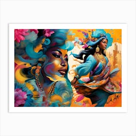 Exotic Beauty Artwork 17 Art Print