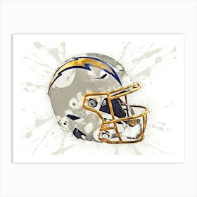 Los Angeles Chargers 2 Art Print