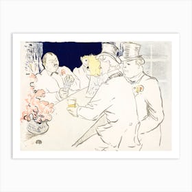 The Irish And American Bar, Rue Royale (1896), Henri de Toulouse-Lautrec Art Print