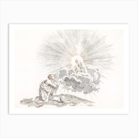 Woman Praying To Mary And Child, Johan Teyler Art Print