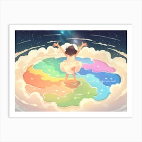 Rainbow Cloud 2 Art Print