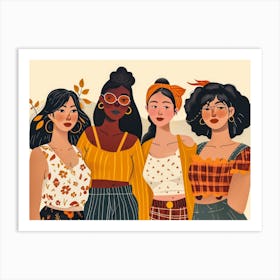 Group Of Women 16 Art Print