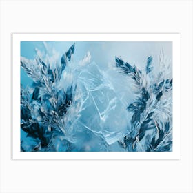 Ice Crystals Art Print