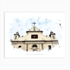 Dongjiadu Cathedral, Shanghai Old City, Shanghai Art Print