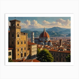  Florence City 3  Art Print