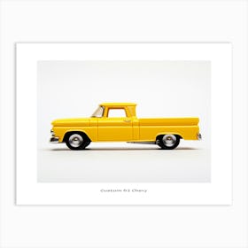 Toy Car Custom 62 Chevy Yellow Poster Art Print