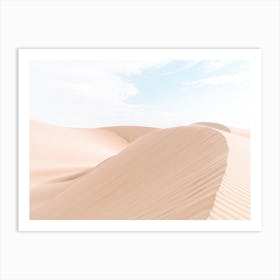 Desert Sand Dunes Art Print