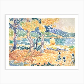 Pines On The Coastline (1856–1910), Henri Edmond Cross Art Print