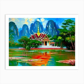 Thailand Painting Art Print