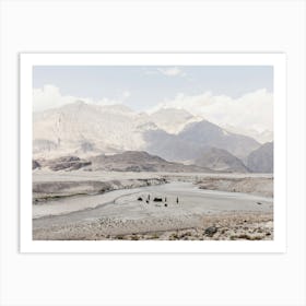 Valley In Pakistan Near Skardu Art Print