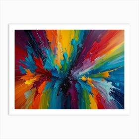 Abstract Painting 152 Art Print