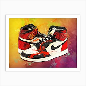 Nike Air Jordan 1 Retro Off White Art Print