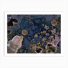 Abstract Alcohol Ink Meteor Shower 1 Art Print