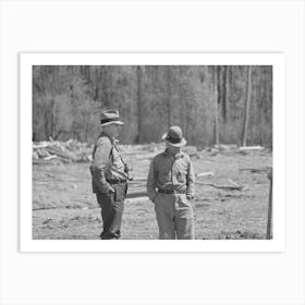 Untitled Photo, Possibly Related To Lumberjack Near Little Fork, Minnesota By Russell Lee Art Print