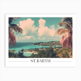 St Barth Island Art Print