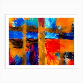 Acrylic Extruded Painting 438 Art Print