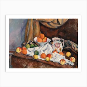 Still Life, Paul Cézanne Art Print