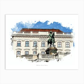 Albertina, Vienna, Austria Art Print