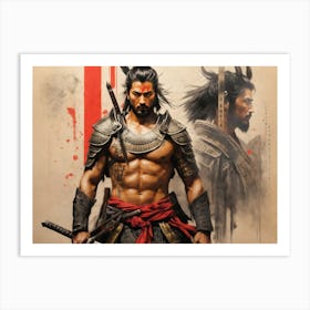 Samurai Warrior 1 Art Print