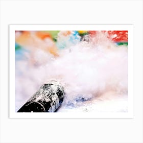 Spraying Paint Art Print