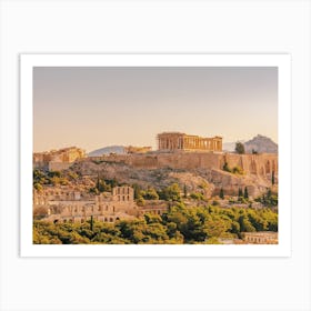 Acropolis Scenery Art Print