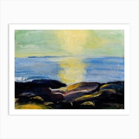 Sunrise Over The Sea (1910), Juho Mäkelä Art Print