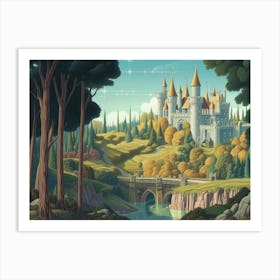 Fairytale Castle Art Print