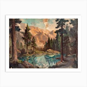 Vintage Woods 8 Art Print