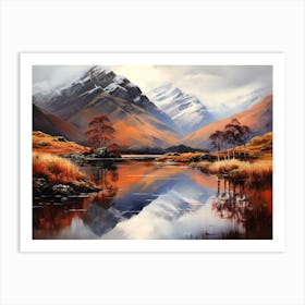 Mountain Reflected 14 Art Print