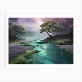 Landscape Painting 18 Art Print