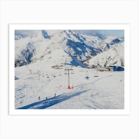 Les 2 Alpes Entrevaux France Art Print