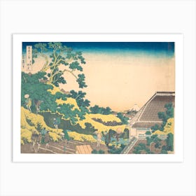 Surugadai In Edo From The Series Thirty Six Views Of Mount Fuji, Katsushika Hokusai Art Print