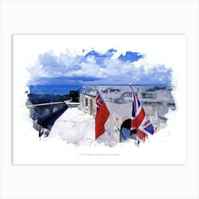 Fort St Catherine, Bermuda, Caribbean Art Print