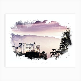 Festung Hohensalzburg, Salzburg, Austria Art Print