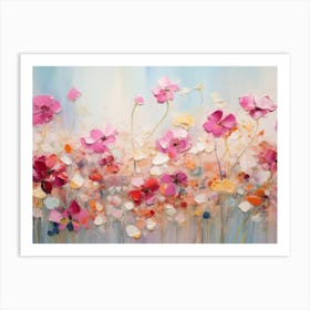 Pink Flowers Art Print