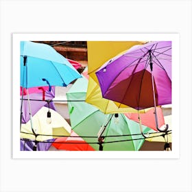 Queretaro Color Umbrellas Art Print