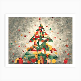 Christmas Tree vector art, Christmas Tree art, Christmas Tree, Christmas vector art, Vector Art, Christmas art, Christmas Art Print