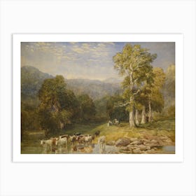 Junction Of The Llugwy And Conway, David Cox Art Print