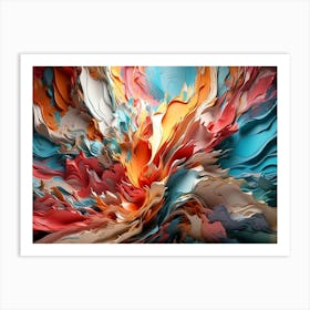 Abstract Painting 10 Art Print