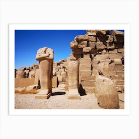 Egyptian Temples Art Print