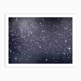 Lavender Half Tone Shining Star Background Art Print