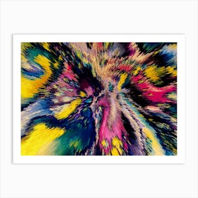 Acrylic Extruded Painting 357 Art Print