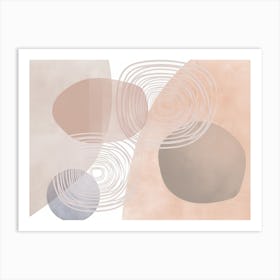 Abstract Circles 2 Art Print