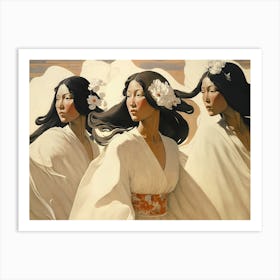 The Dance Of The Sisters Art Print