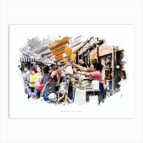 Naschmarkt, Vienna, Austria Art Print