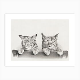 Vintage Cats, Thomas Hunter Art Print