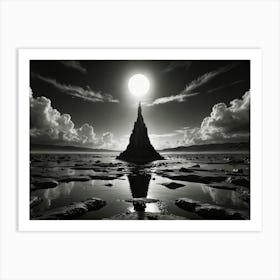 Moon In The Sky Art Print