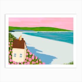 House By The Sea Art Print